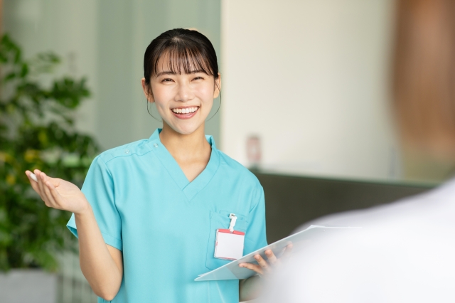 福祉施設で働く女性